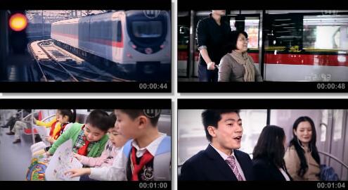 杭州地铁实拍片段