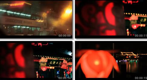 北京夜景实拍片段