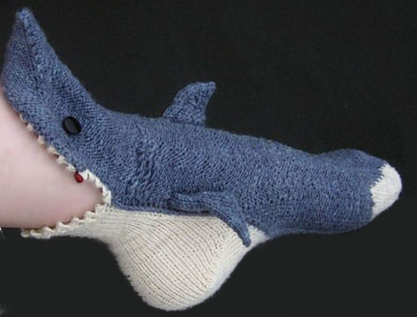 創意鯊魚襪子