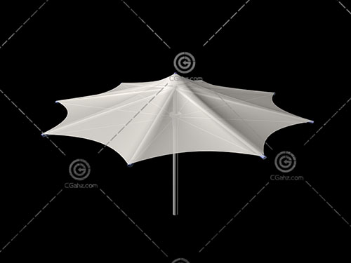 遮阳伞3D模型下载