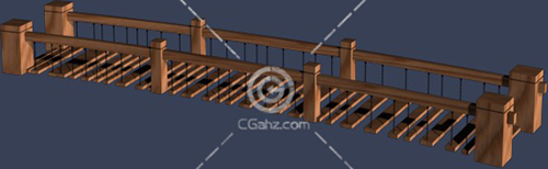 小木桥3D模型下载