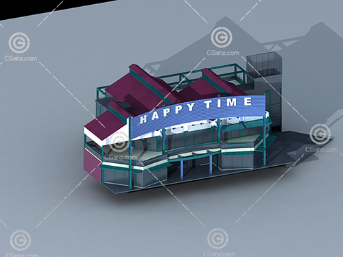 欢乐酒吧3D模型下载