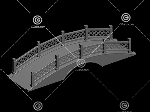常见的拱桥3D模型下载