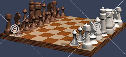 国际象棋3D模型下载