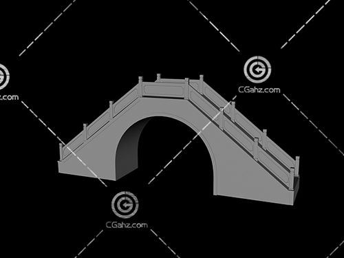 石拱桥3D模型下载