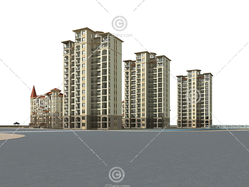 3d模型下载 成套模型 住宅成套模型